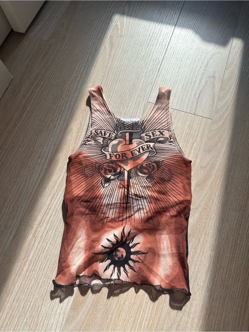 Jean Paul Gaultier Mesh Tank Top